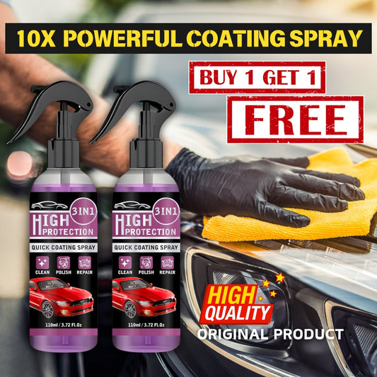 3 In 1 Car Coating Spray ( Buy 1 Get 1 Free )