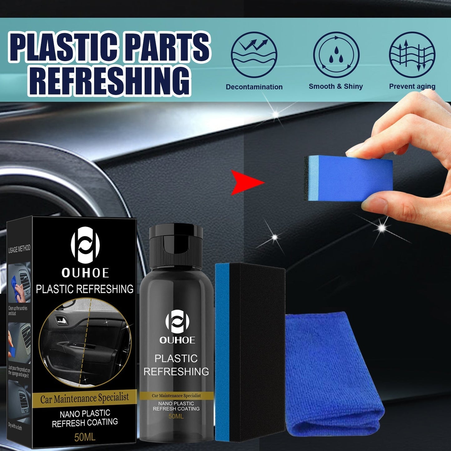 Plastic Revitalizing Coating Agent - 🔥BUY ONE GET ONE FREE🔥